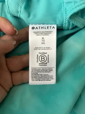 Athleta Run With It 3.5" Shorts Green XL thumbnail 8