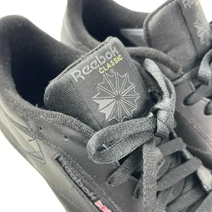 Reebok Club C Men's Black Leather Lace Up Low Top Athletic Sneakers Shoes 11.5 thumbnail 6