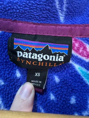 Women's Purple Patagonia Synchilla Fleece Lightweight Pullover Size XS EUC thumbnail 6