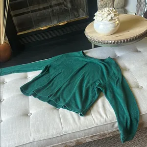 Stars Above Green Sparkly Two Piece Pajamas Set Size XXL thumbnail 8