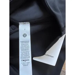 Lululemon Wunder Under SmoothCover High Rise 25” Black Size 2 NWT thumbnail 5