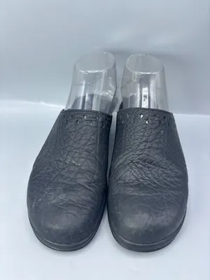 Mephisto Air-Relax Comfort Shoes Womens US 8 Black Leather Round Toe Slip On thumbnail 3