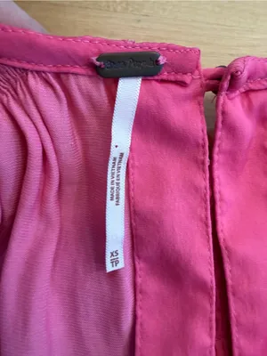 Free People Hot Pink Ruched Wrap Top thumbnail 3