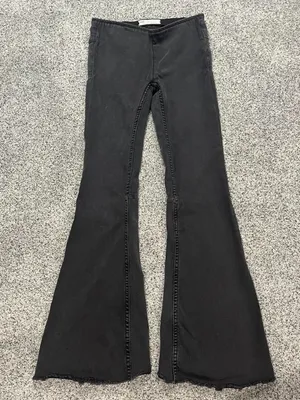 Free People Black Flare Jeans thumbnail 1