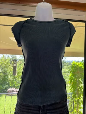 We The Free Turquoise Fitted Top thumbnail 1