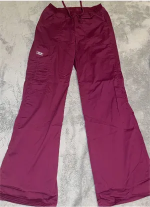 Cherokee Workwear Scrubs Maroon thumbnail 2