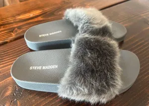 Steve Madden Fur Slides thumbnail 2