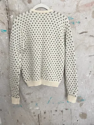 Vintage J Crew 90s Birdseye Wool Cardigan thumbnail 5