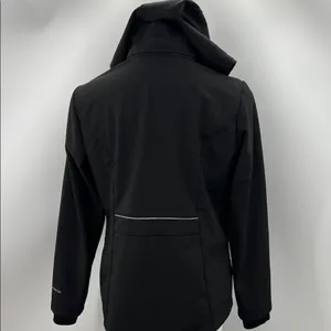 Free Country Women's Black Utility Hooded Thumbhole Jacket thumbnail 11