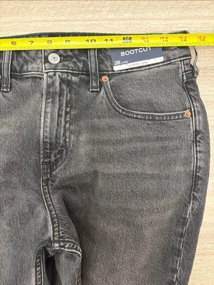 New Abercrombie & Fitch Curve Love Mid Rise Bootcut Jeans Women Size 28 Long thumbnail 6