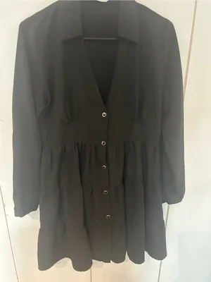 Zara Black Dress with Collar thumbnail 4