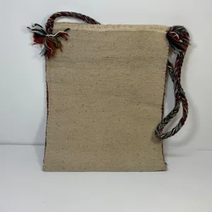 Wool‎ Southwestern Crossbody Bag Geometric Tribal Earth Tones Cream Boho Artisan thumbnail 2