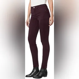 Buffalo David Bitton VALE Women's Size 6 Dark Burgundy Oxblood Skinny Jeans thumbnail 7