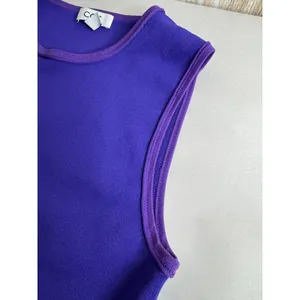 COS Womens Sleeveless Midi Dress Purple Size M Round Neck Slim Fit thumbnail 7