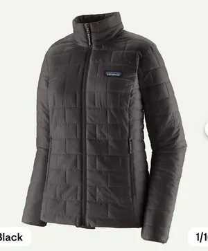 Patagonia Women’s Black Puffer Jacket thumbnail 1