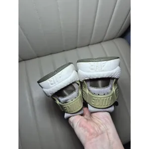 CROC SKIN Sneakers Hurache Olive Green Athletic Sneakers - Casual 6.5 Shoes thumbnail 5
