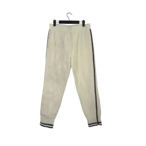 J. Crew Bouclé Texture Striped Sweater Joggers Old School Style M Cream #3198 thumbnail 13
