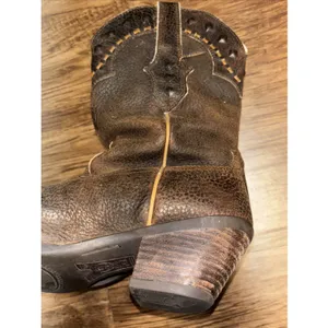 ARIAT Ladies Cowgirl Western Boot Brown distressed Leather Sz 7.5 thumbnail 12