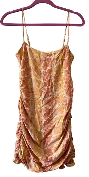 Lovers + Friends Snakeprint Mini Slip Dress Size S Boho Party Glam Flirty thumbnail 1