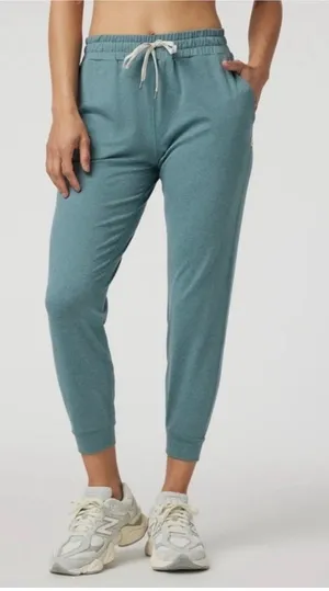 VUORI Performance‎ DreamKnit Jogger Heathered Teal XL thumbnail 1
