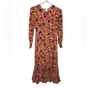 ✨ TAMGA Floral‎ Boho Maxi Dress Size M 🌸🍂 ✨ thumbnail 2