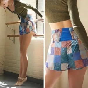 FP Movement Free People The Way Home in Cobalt‎ Combo Shorts Multicolored Medium thumbnail 2