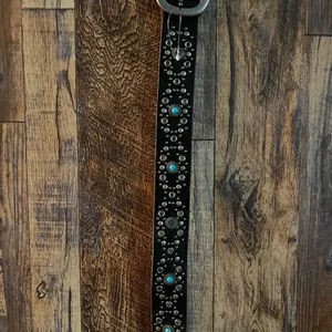 Belt with stones 40 length x 1.5 wide thumbnail 6