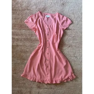 Loft Datlet Pink Button Down Short Sleeve Women’s Dress-Shirt Size 4P thumbnail 6