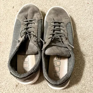 Hey Dude Women Size 9 Kenina Sparkling Grey‎ Laced Slip On Comfort Casual Summer thumbnail 4