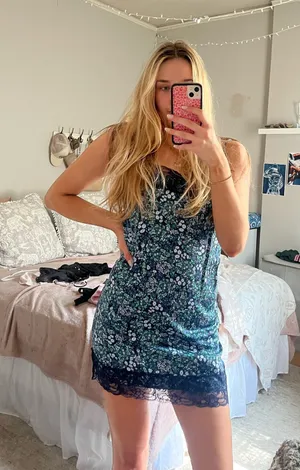 Aerie Silk dress thumbnail 1