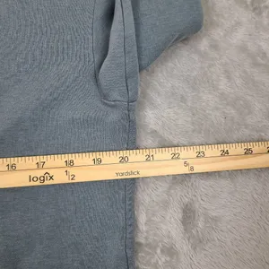 Nike Women's Grayish Blue Pullover Sweatshirt Hoodie Size Small Women's‎ workout thumbnail 6