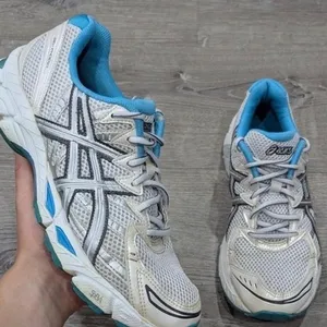 Asics Gel-Exalt Women Running Shoes White Teal Silver Size 9.5‎ thumbnail 8