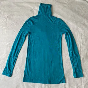 J.Crew Tropical Blue Tissue Turtleneck thumbnail 3
