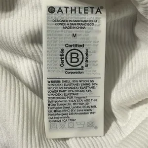 Athleta Women's White Cropped Tank Top Size M‎ thumbnail 11