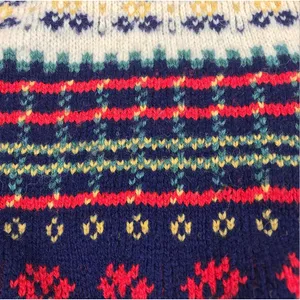 EDINBURGH Lambswool Cardigan Sz M VTG 80's Oversize Holiday Cozy Made Scotland thumbnail 9