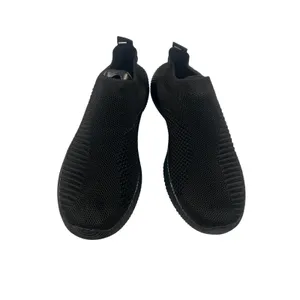 Womens Black Knit Slip On Sneakers Size 39 US 8.5 Sock Walking Shoes thumbnail 5
