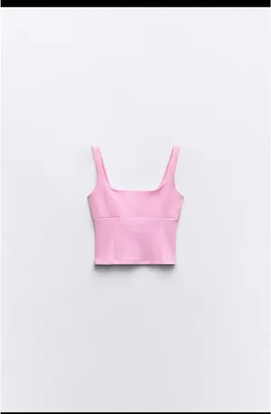 Zara Inrerlock Crop Top thumbnail 3