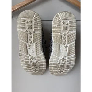 Hey Dude Wendy Sox Dark Gray Knit Slip On Loafers Women’s Size 8 Lightweight thumbnail 2