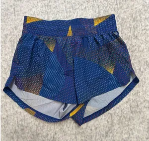 DSG Womens Stride High-Rise Running Shorts Blue Geometric‎ DAW14201PRT Small NWT thumbnail 1