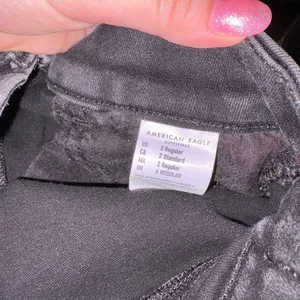 American Eagle Outfitters Black Skinny Jeans with Stretch thumbnail 3