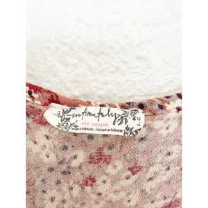 Free People All My Love Pink Multi Floral Print Wrap Slip Dress Size Large thumbnail 6