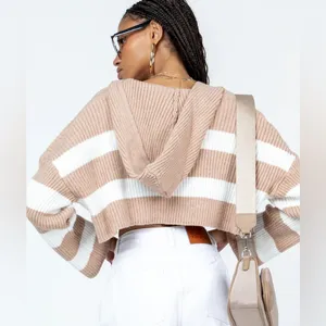 NWOT Princess Polly cropped striped sweater thumbnail 4
