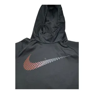 Nike Hoodie Womens Medium Black Drifit Swoosh Sweatshirt Sweater Ladies Gym thumbnail 6