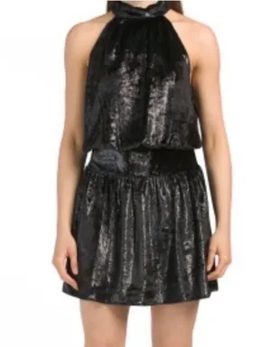 ellin velvet dress black Medium thumbnail 5