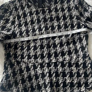 Zara Woman peplum tweed top NWOT thumbnail 9