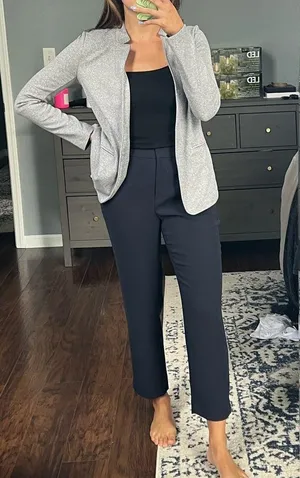 Banana Republic Grey Blazer thumbnail 2