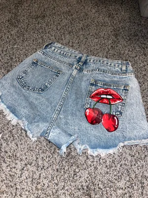 Jean Shorts Blue thumbnail 3