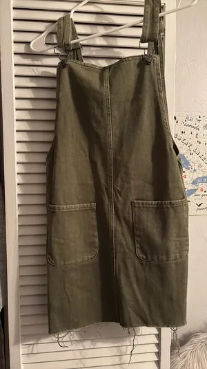 Denim Overall Dress Forever 21 thumbnail 2