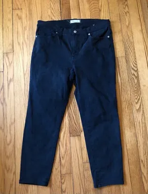 Madewell EUC Women's 9" High Rise Skinny Jeans Black Size 31 thumbnail 1