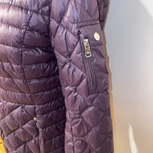 Lauren Ralph Lauren Quilted Feather Down Puffer Jacket Size Medium Deep Plum thumbnail 4